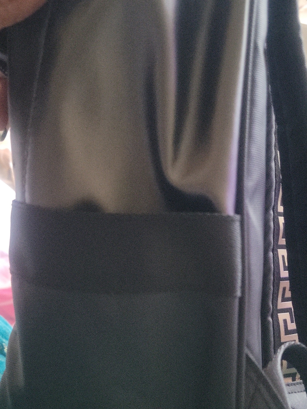 Versace Black Backpack with Gold Trim and Logo - Picture 5 of 8